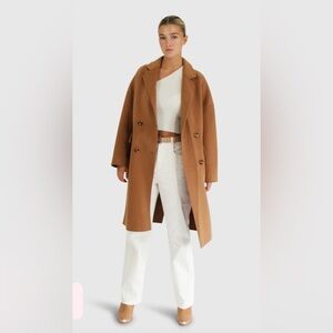 belle & bloom Amnesia Wool Blend Oversized Coat